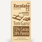 CHOCOLATE CON ALMENDRAS - 72% CACAO. La combinación perfecta